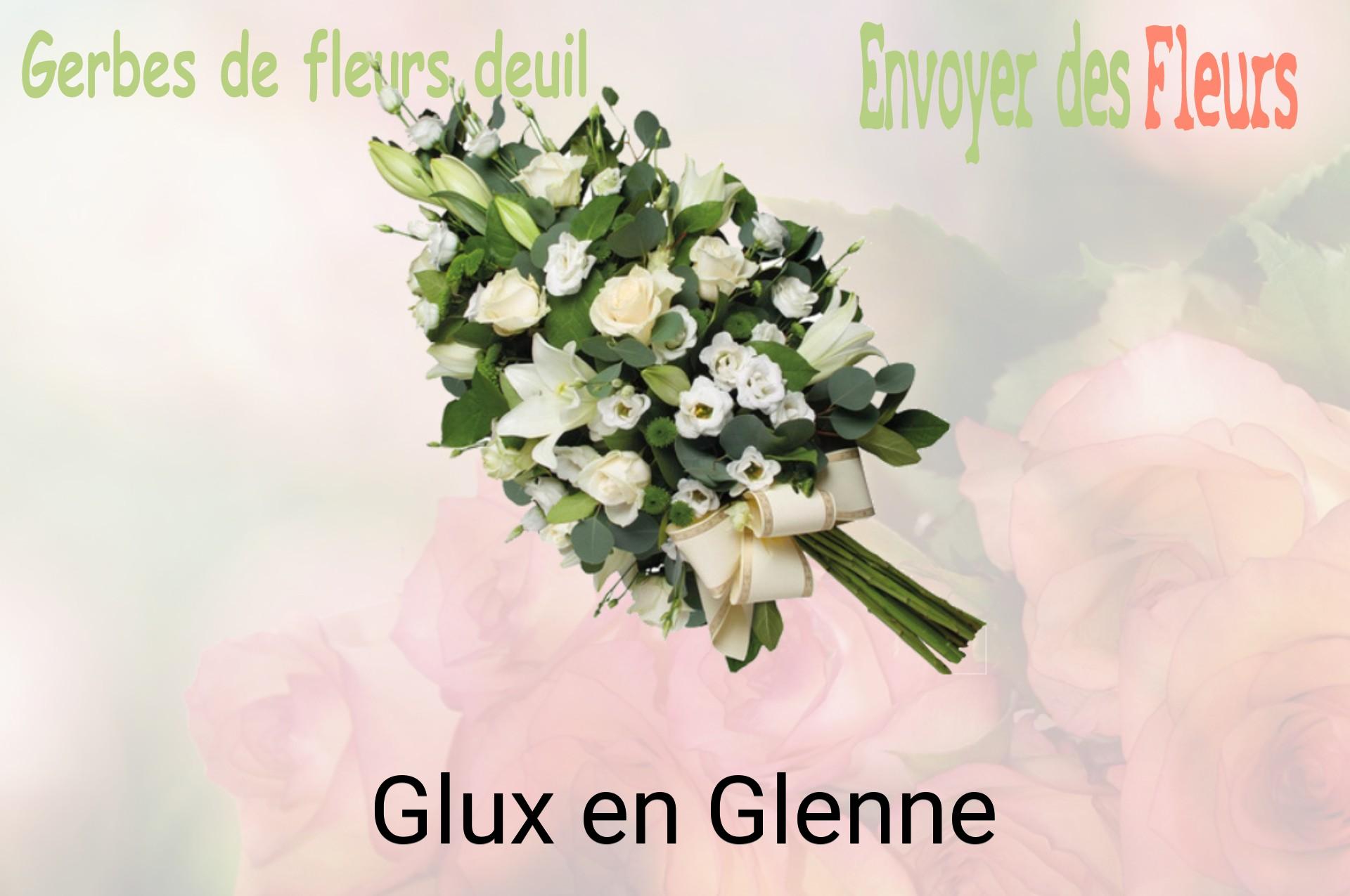 Gerbe de fleurs de deuil livrée à Glux-en-Glenne